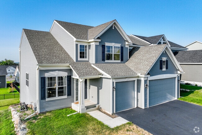 New traditional craftsman-style homes are being built on the west side of Carver.