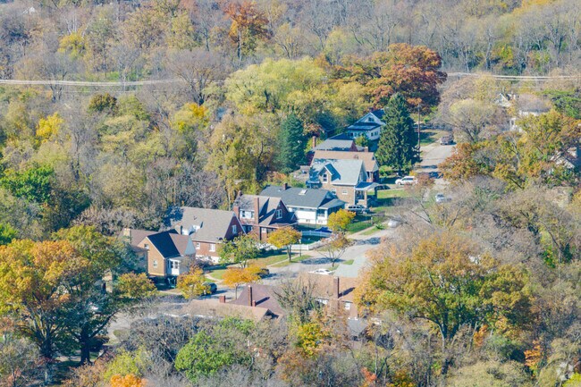 Classic row homes built in the 1920's add  a timeless feel for Millvale residents.