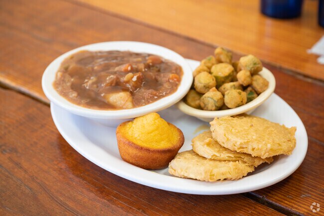 Chef T's has good down home cooking.