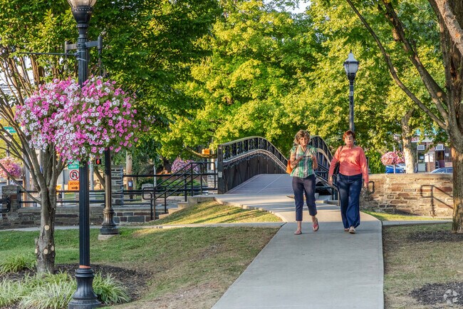 Enjoy an afternoon walk at the beautiful Hightstown Memorial Park, near Roosevelt, NJ.