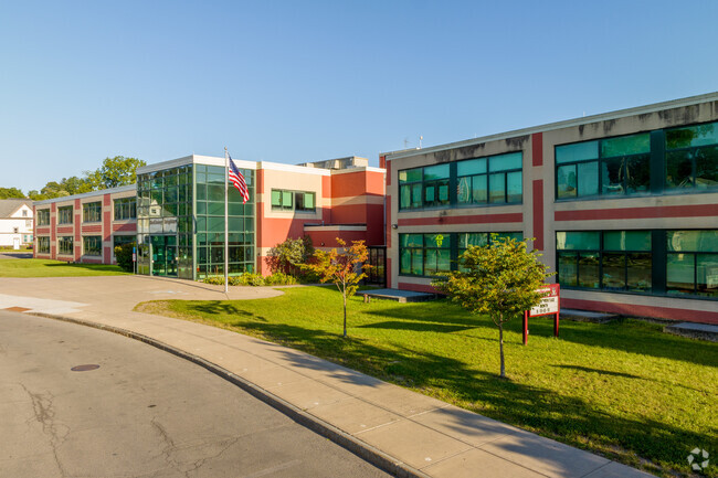 Elevated view of Mckinley Brighton Elementary School.