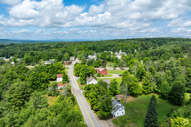 An overview of the small, picturesque town of Gilmanton, NH.