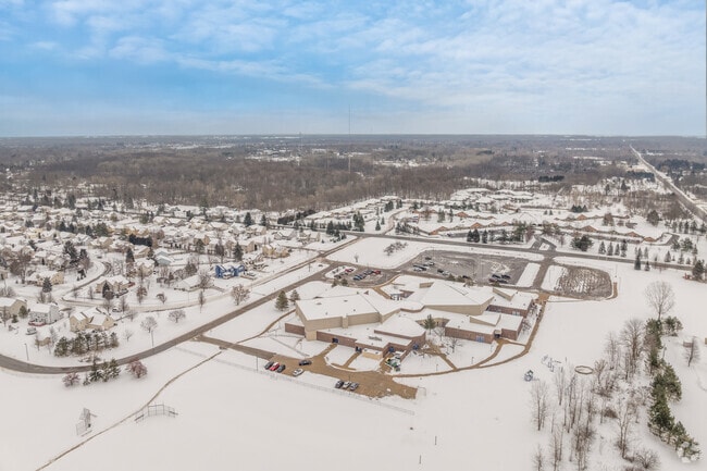 The campus of Washington Woods Elementary School.