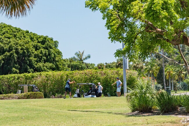 Many residents of Miami Shores join the Miami Shores Country Club and its 18 holes golf course.