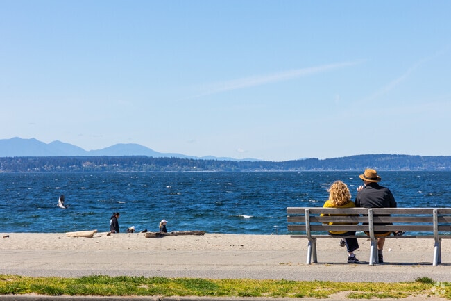 Alki Beach is one of the main reasons the Alki neighborhood is so popular.