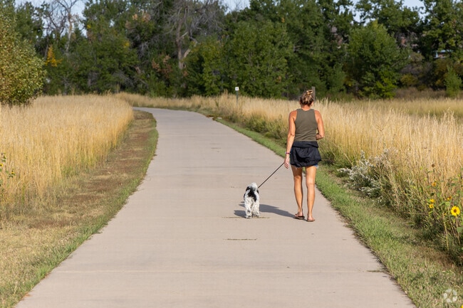 Saddle Rock offers miles of trails for walkers, runners, and bikers alike.