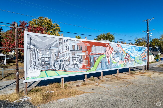 Residents in McKinley can walk downtown to take in the art scene.