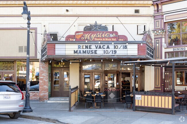 Petaluma locals catch live shows at McNear's Mystic Theatre.