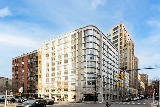 A luxury building in Tribeca.