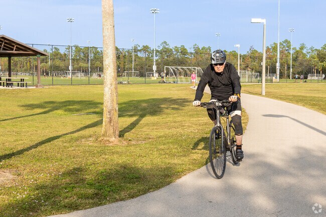 Pelican Strand residents use North Collier Regional Park for exercise.