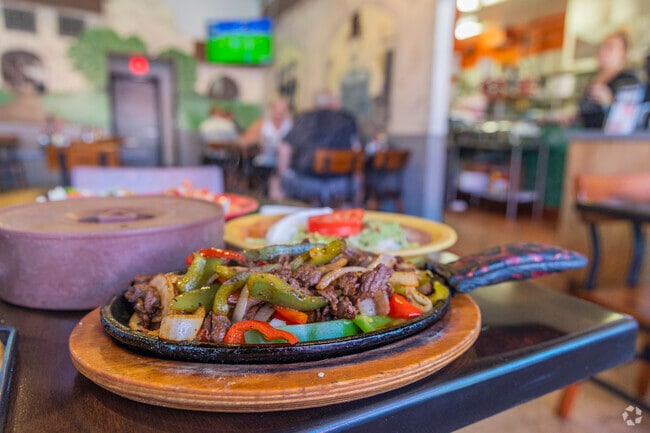 La Hacienda in Fuller Park sells hot and fresh fajitas, brought to your table still sizzling.