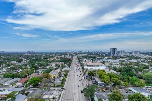 Sunrise Boulevard borders the Progresso Village neighborhood.