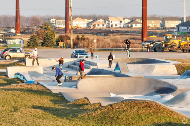 You can find the Gates Skatepark filled with kids all year long.