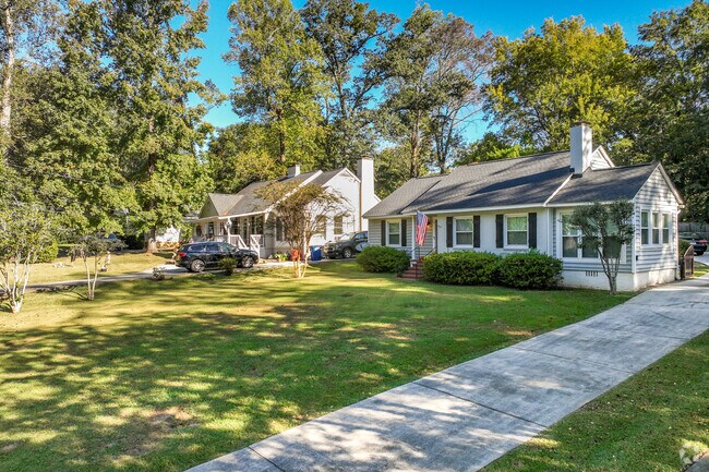 Find cozy one story classical homes in Ingleside Historic District along the quiet streets.