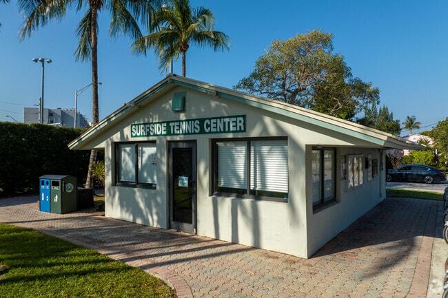Tennis school facilities for residents in Surfside.