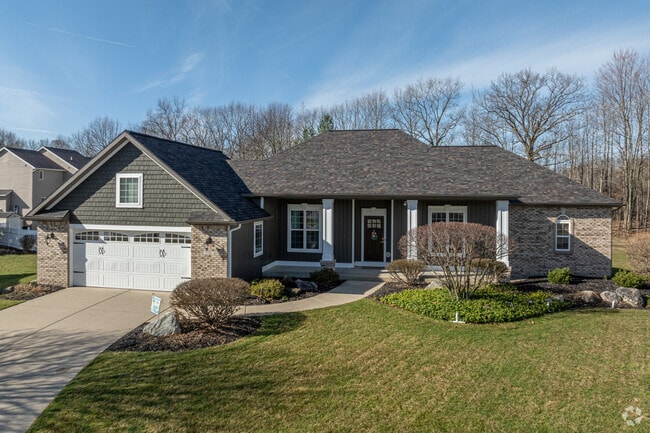 Ranch-style homes with custom Craftsman-style features are located in Gezon Park.