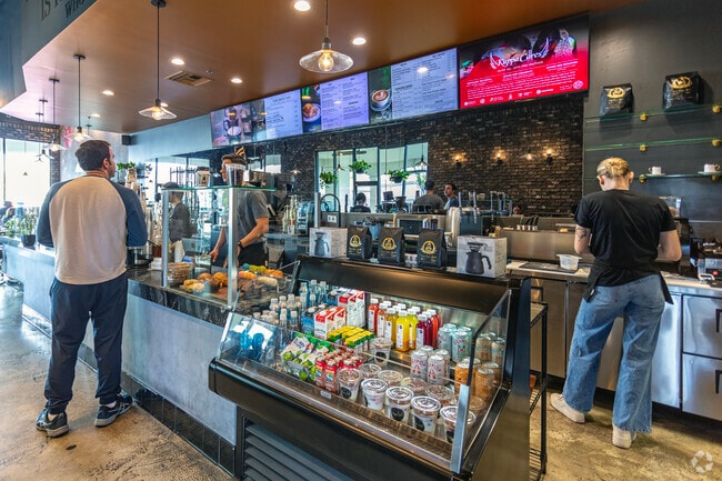 The Kuppa Joy Grand Café is a popular place for delicious coffee and treats in Northeast Fresno.