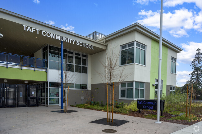 Taft Elementary School serves students in the Redwood City area.