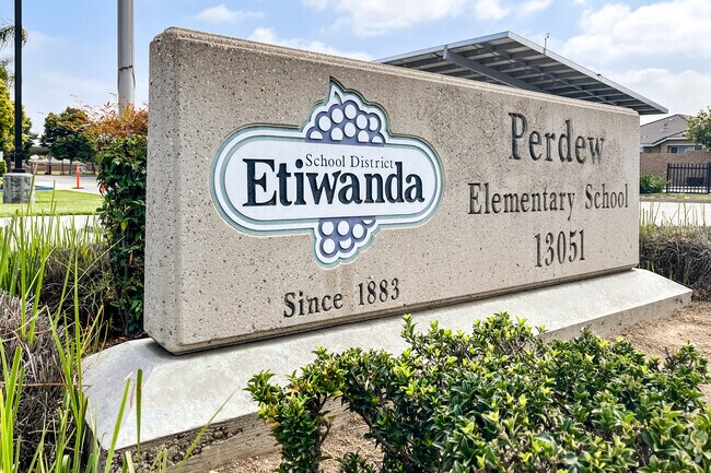 Perdew Elementary serves Rochester families in the Etiwanda School District.