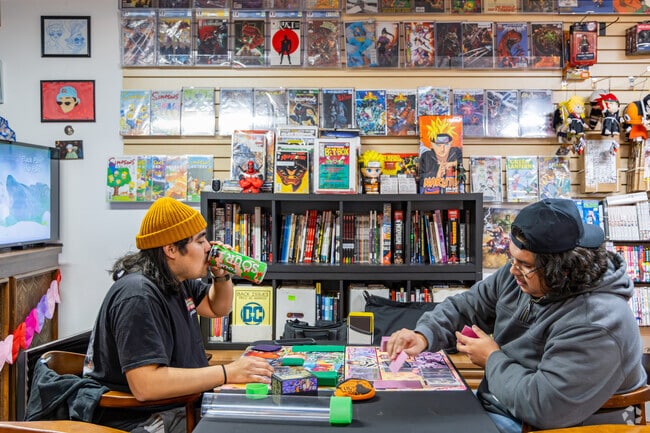South Pomona locals can head to The Shop video game store for classic video games and cards.