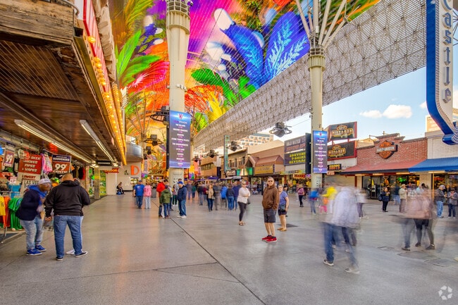 The Fremont Street Experience is a local favorite for residents of Downtown Las Vegas.