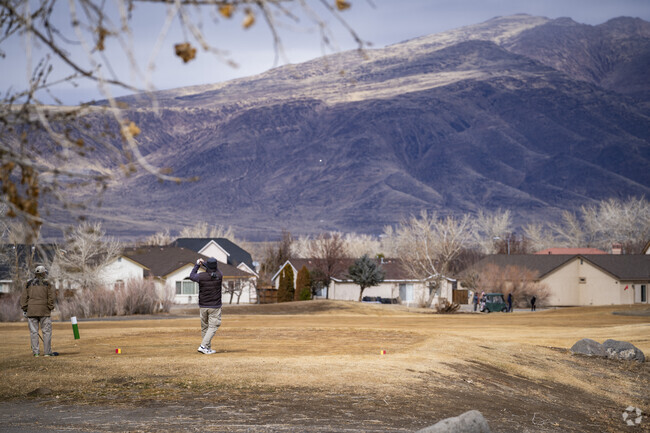 Fernley exists in the high-desert allowing for golf games even in the middle of winter.
