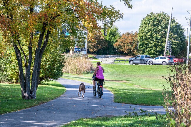The Millennium Trail is a great place for a ride, a short distance from Venetian Village.
