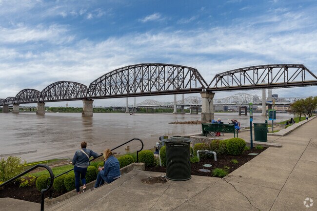 Residents of Oak Park enjoy the Big Four Walking Bridge to venture into Louisville.