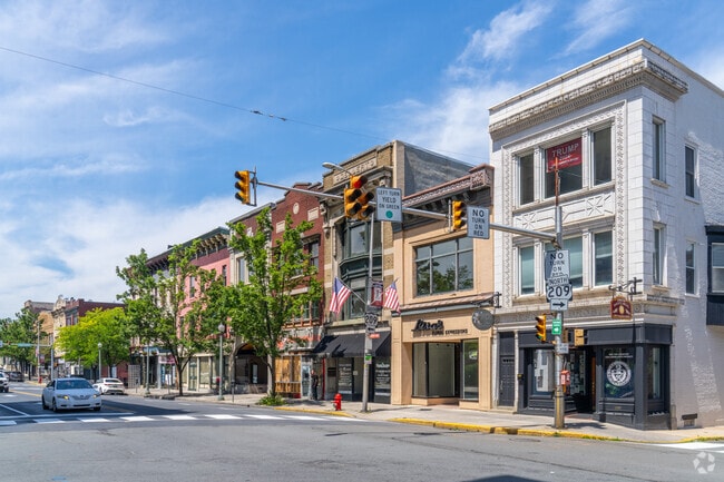 Downtown Pottsville is just a short walk or drive across Claude A Lord Blvd from Lawtons Hill.