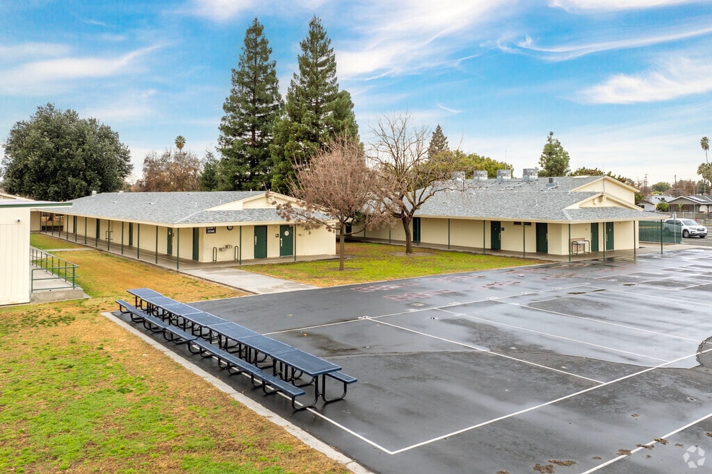 Classrooms at Centennial Elementary School in Fresno.