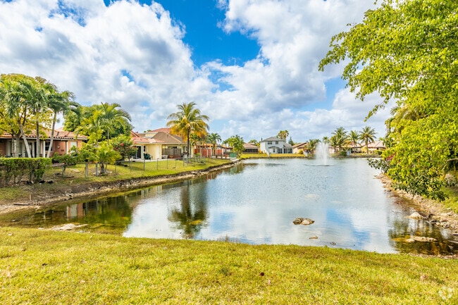 Many homes in Sweetwater have ponds behind the property line to avoid flooding.