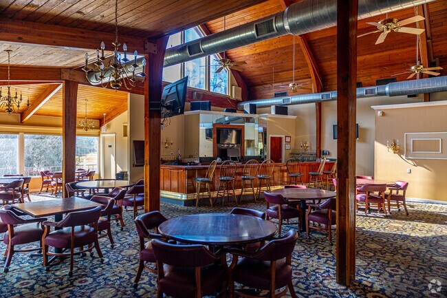 The Yardley Country Club has an indoor restaurant and bar, making it a go-to in Lower Makefield.