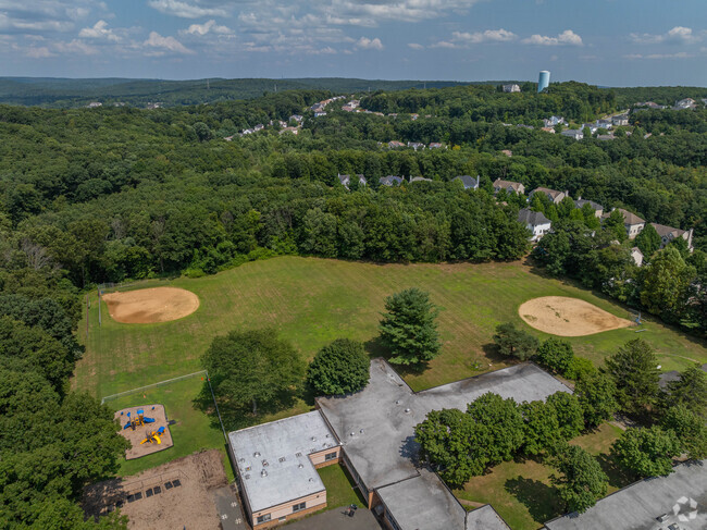 Ellen T. Briggs Elementary School has large recreation areas for students.