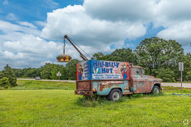Hillbilly Hut is one of a handful of dining options along US Highway 54 in Roach.