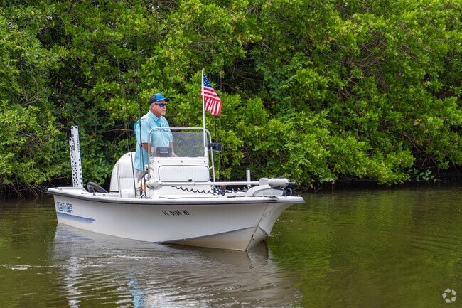 Boat at Indian River from Veromar and enjoy the serene waters just minutes away.