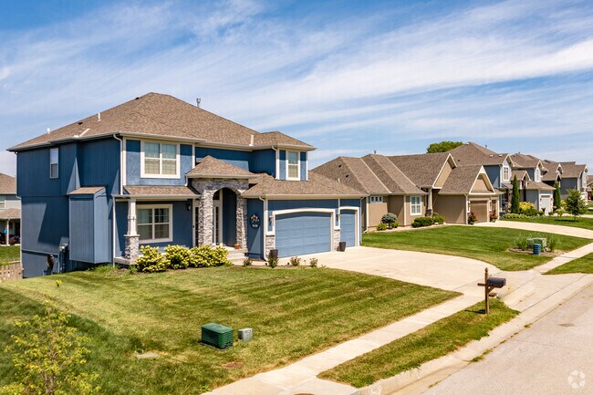 Nashua has many single family homes with three car garages and large front yards.
