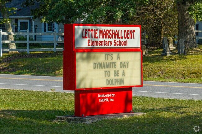 Lettie Marshall Dent Elementary serves students in Mechanicsville, Maryland.