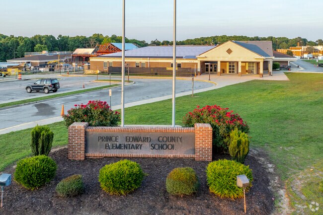Prince Edward County Elementary School has roughly 800 students and a student teacher ratio of 14-1.