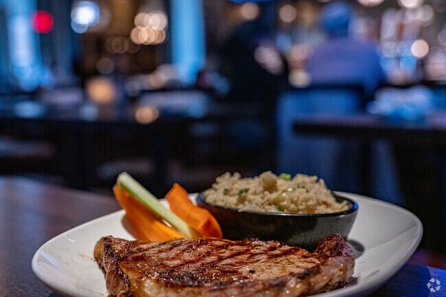 Residents can enjoy a freshly grilled steak at FireRock.