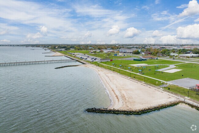 Sylvan Beach Park and Pier is a popular place to visit in La Porte during the summer.