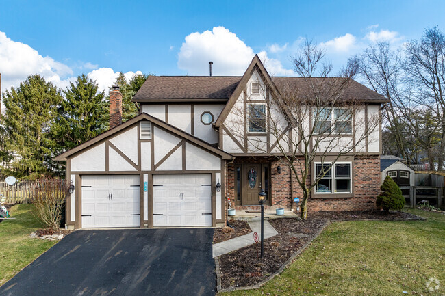 Tudor style homes can be found on many streets in the Foxboro neighborhood.