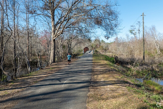 The Douglas Trail is a nice place to exercise and return to nature.