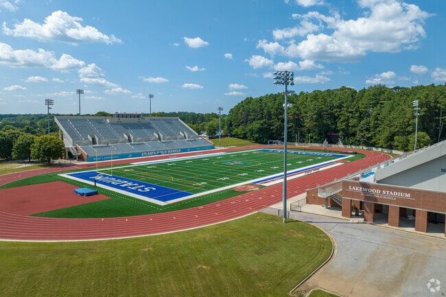 Lakewood Stadium, proudly managed by the Atlanta Public Schools System, serves as a vibrant hub for numerous sports events.