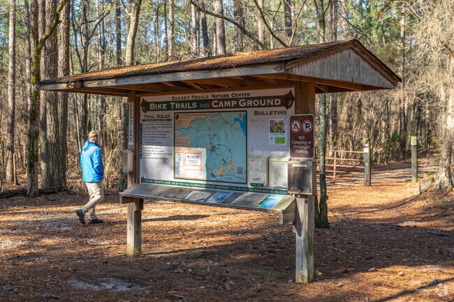 Dauset Trails offers scenic hikes through the woods in Butts County.