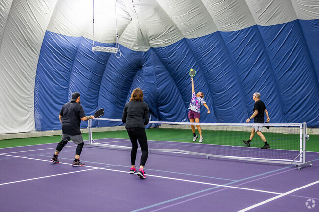 Many New Market residents stay fit at West Winds Tennis & Fitness Center.