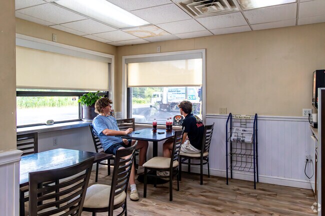 The Railroad Deli in Weymouth Township is a local favorite, serving pizza, deli sandwiches, and hearty comfort food with fresh, locally sourced ingredients.