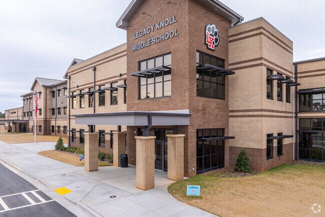 Legacy Knoll Middle School sits right next to the brand new High School campus.