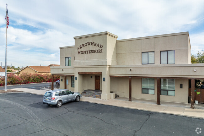 Another view of the school building at Arrowhead Montessori in Peoria.