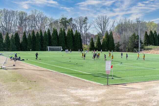 Residents of Hastings Hill can enjoy the soccer fields at Ivey Redmon Sports Complex.