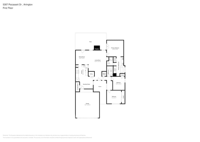 5307 Pocassett Dr, Arlington, TX 76018 - photo 2